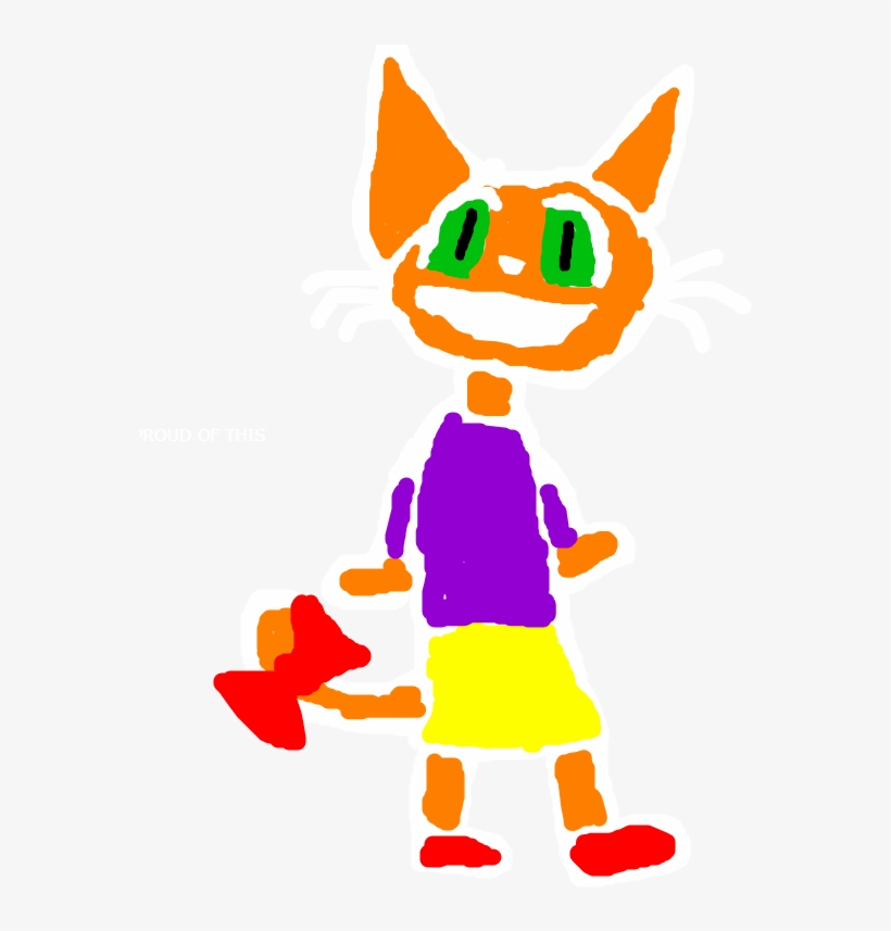 Anime Cat I Love This So Much - Illustration, transparent png