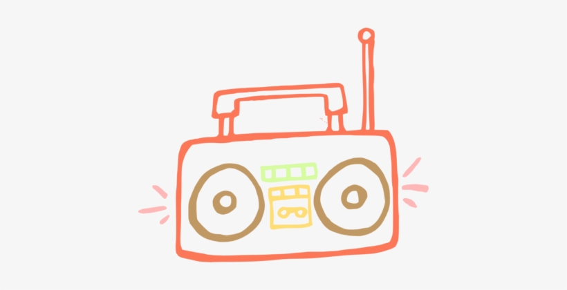 Boombox Drawing Openoffice Draw Download Encapsulated - Boombox Clip Art, transparent png