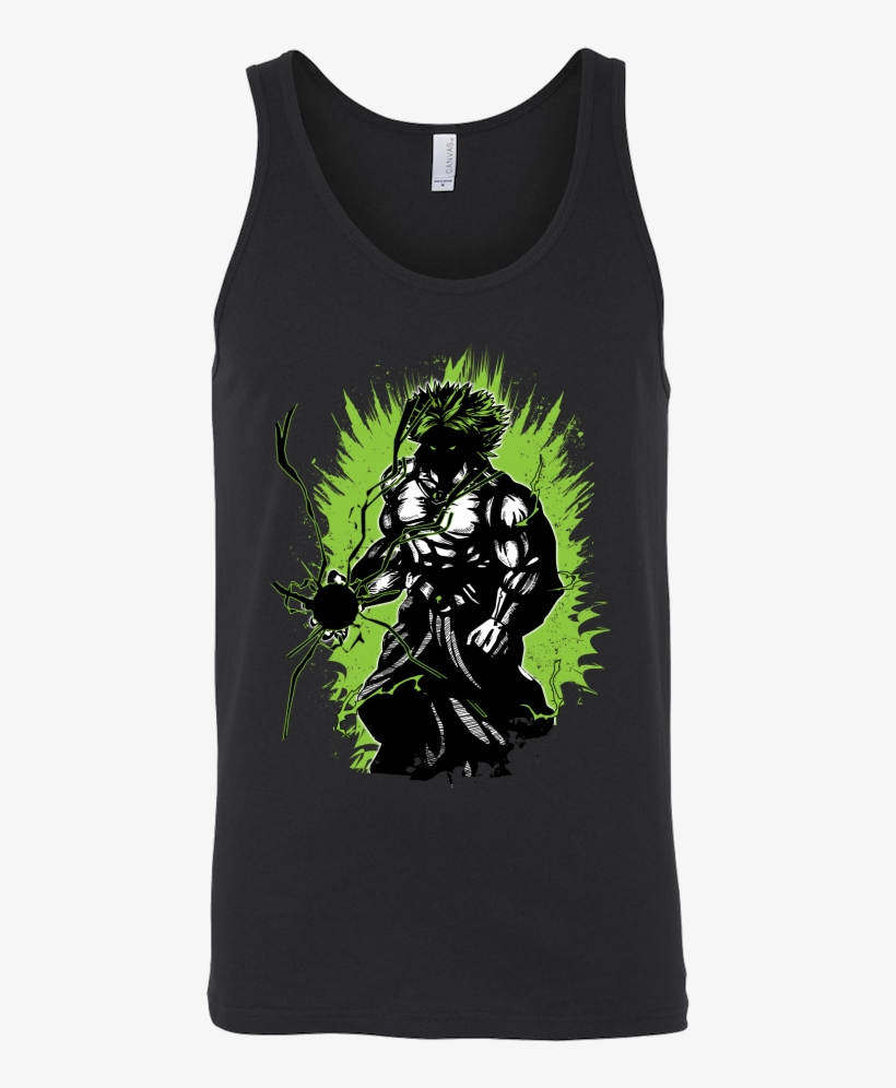 Super Saiyan Broly Legendary Unisex Tank Top T Shirt - Day Of The Dead Cat Shirts, transparent png