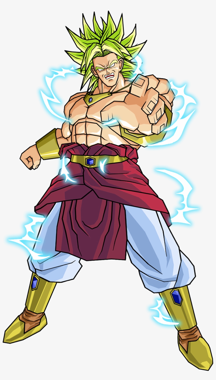 Broly Ssj2 V2 By Db Own Universe Arts-d4scsqb - Broly Super Saiyan Legendario, transparent png