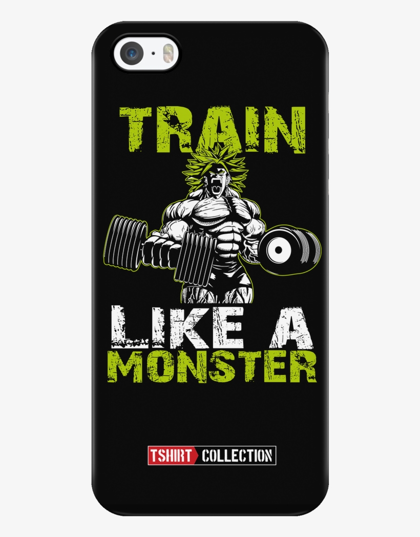 Super Saiyan Broly Train Like A Monster Iphone Case - Training Broly, transparent png