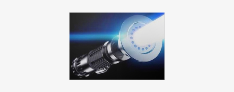 3d Rendering Of A Lightsaber Over Dark Background Poster - Cel Mai Mare Laser Din Romania, transparent png