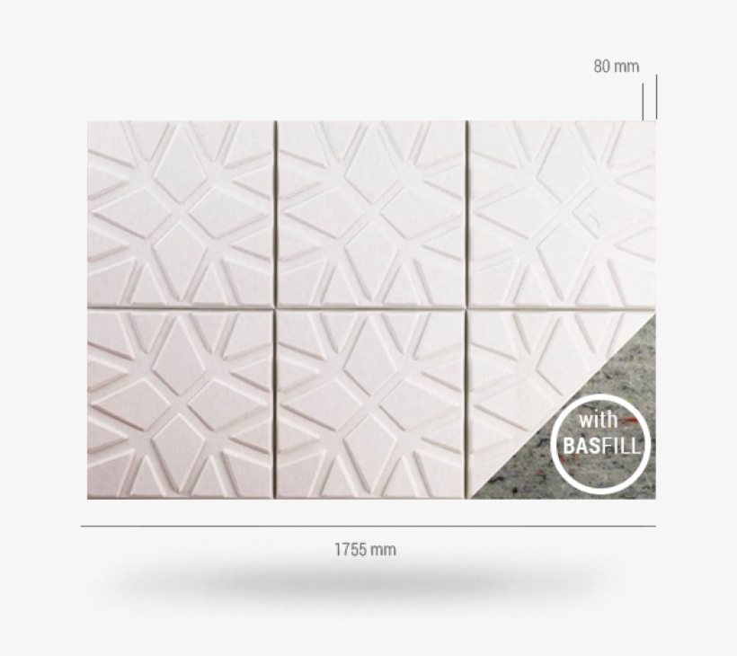 Soundwave® Geo Bf 6 Pcs - Acoustic Panels, transparent png