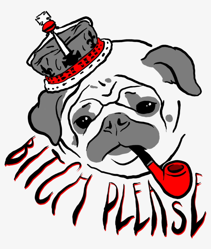 Pug Life Transparent Background - T Shirt Background Pug, transparent png