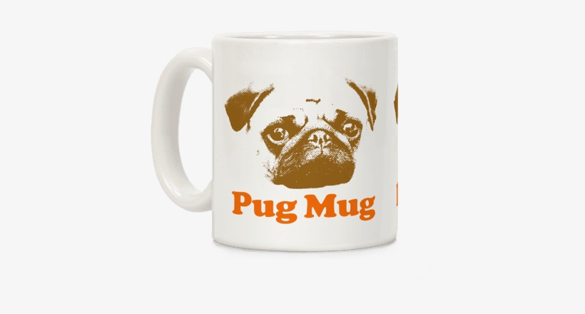Pug Coffee Mug - Im Allergic To The Payload, transparent png