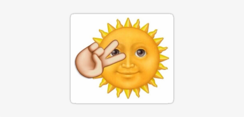 Sun Emoji Png - Significado Dos Emojis Sol, transparent png
