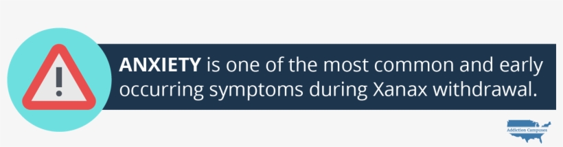 Com Xanax Withdrawal Timeline And Detox Symptoms Anxiety - Addiction Campuses, transparent png