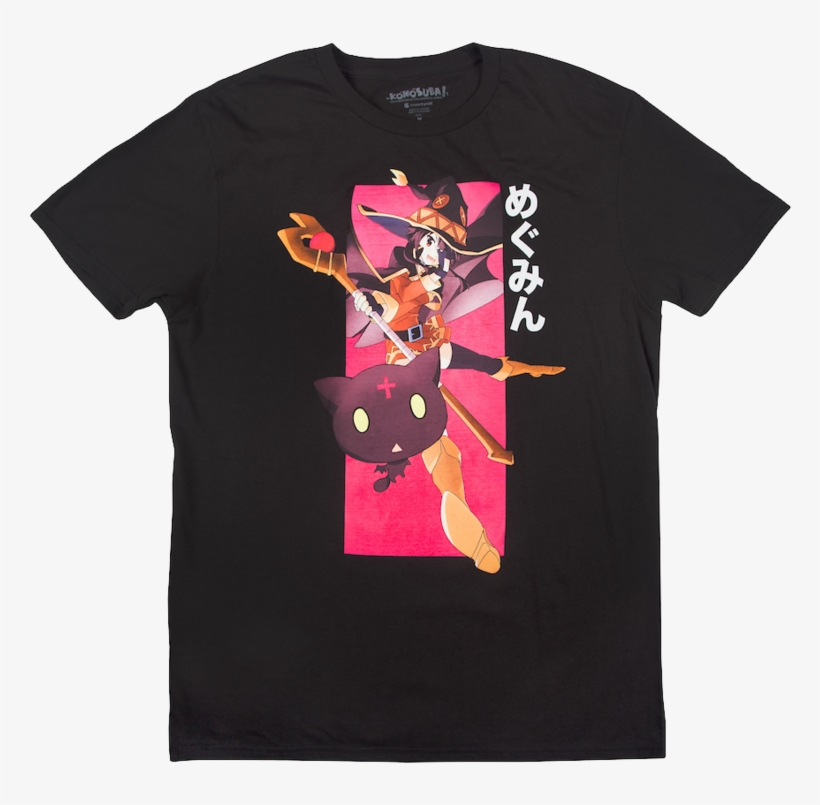 Konosuba Megumin Black Tee - Konosuba, transparent png
