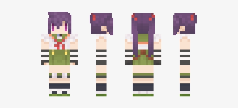 Minecraft Skin Megumin - Minecraft, transparent png