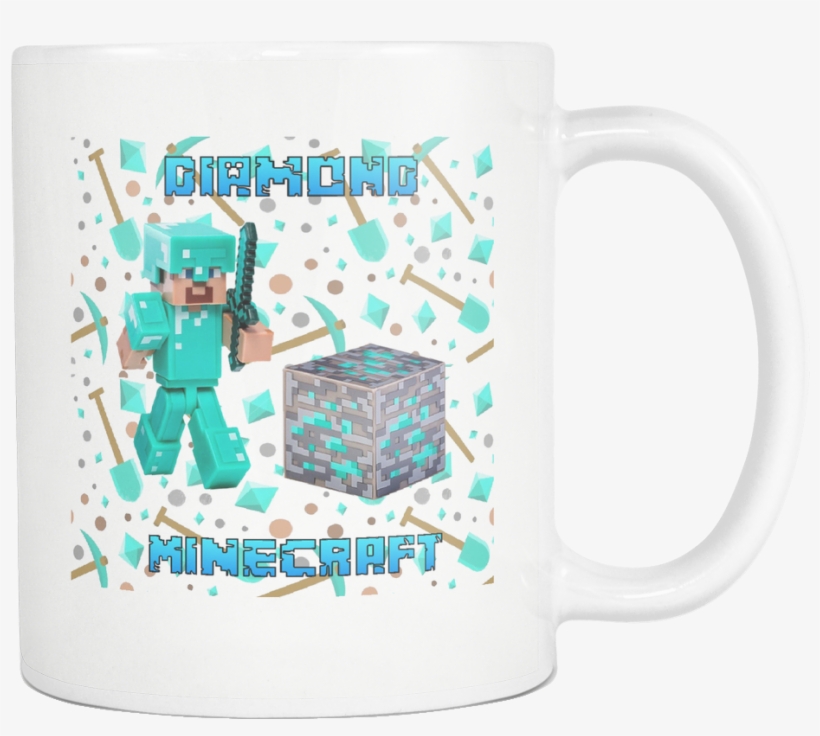Minecraft Mug Diamond Minecraft Sword,diamond Steve - Minecraft 3" Figure Series 2: Steve With Diamond Armor, transparent png