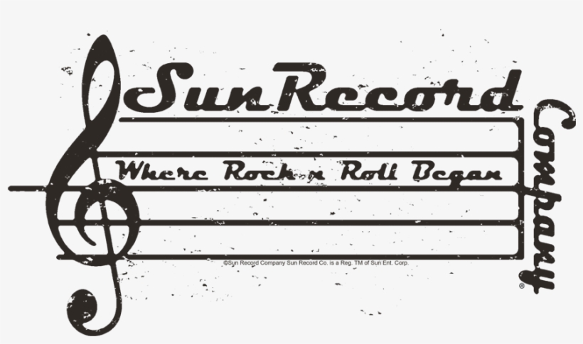 Sun Records Music Staff Men's Regular Fit T-shirt - Interval, transparent png