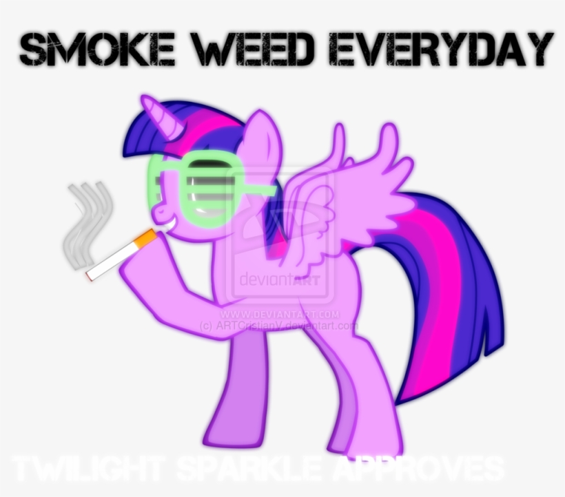 Weed For Ponies [dl] By Garysmodx On Deviantart - Smoke Weed Everyday Clip Art, transparent png