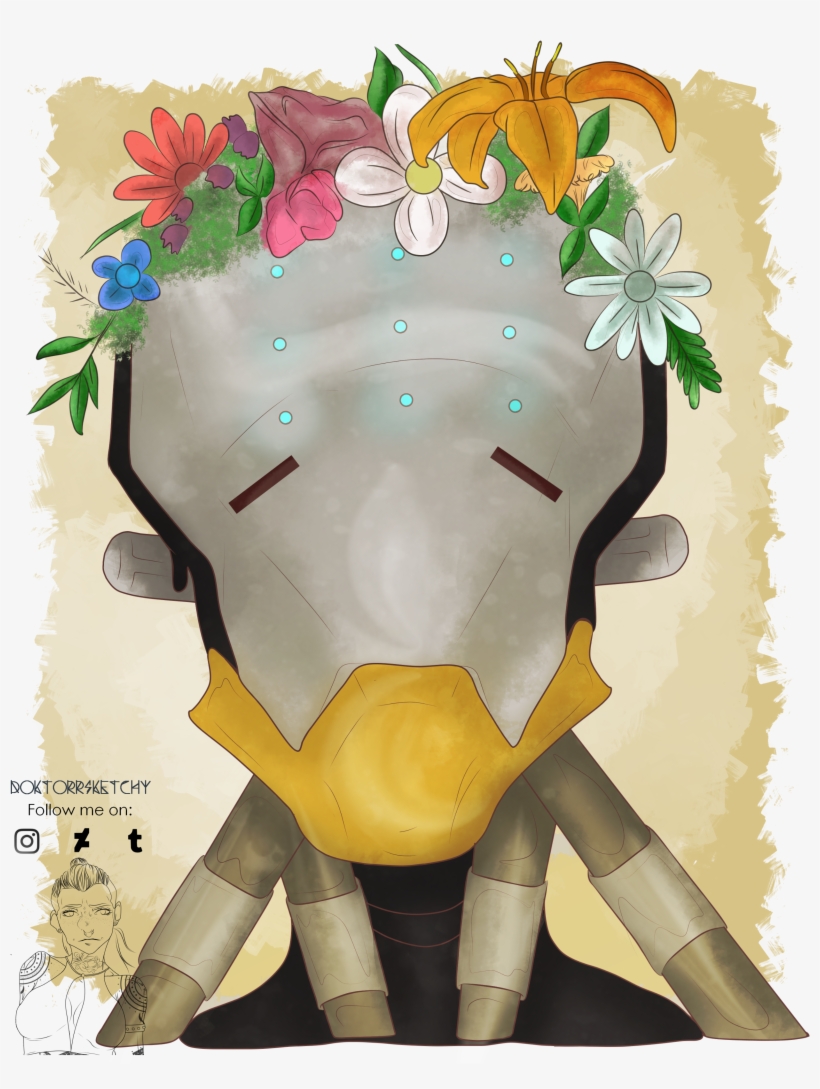 Zenyatta - Commission - Illustration, transparent png