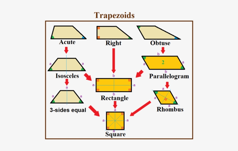 Trapezoid Special Cases - Obtuse Trapezoid, transparent png