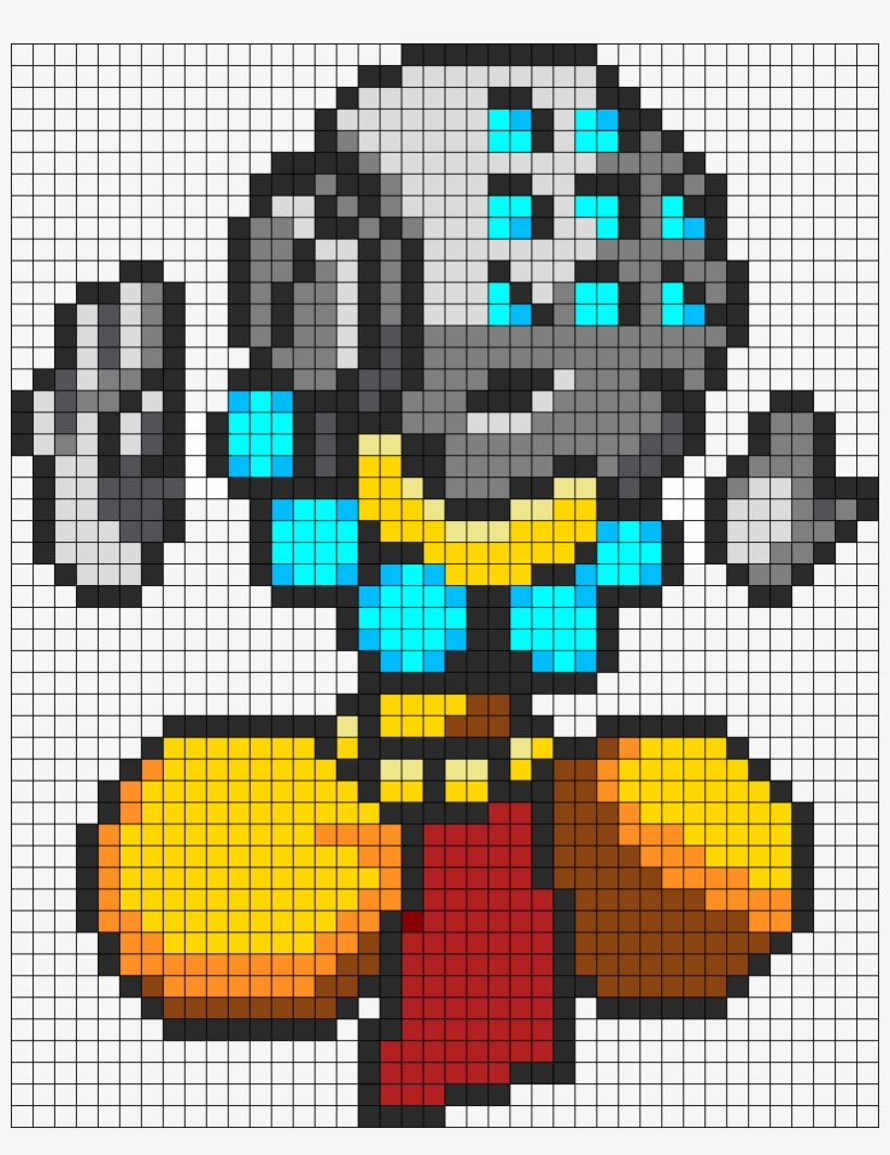 Zenyatta Adorable Perler Bead Pattern / Bead Sprite - Perler Beads Patterns Overwatch, transparent png