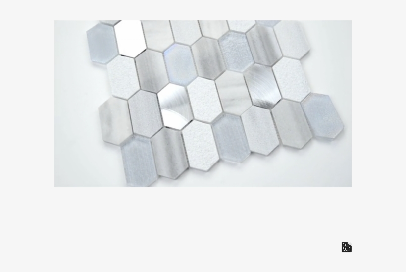 Harlow Picket 12x12 Glass Metal Stone Mosaic - Floor, transparent png