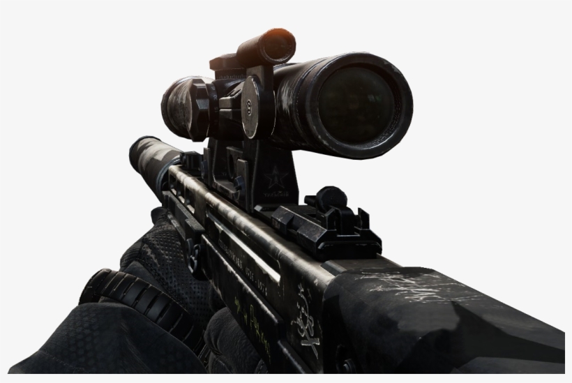640px-vks Codg - Cod Ghosts Sniper Png, transparent png