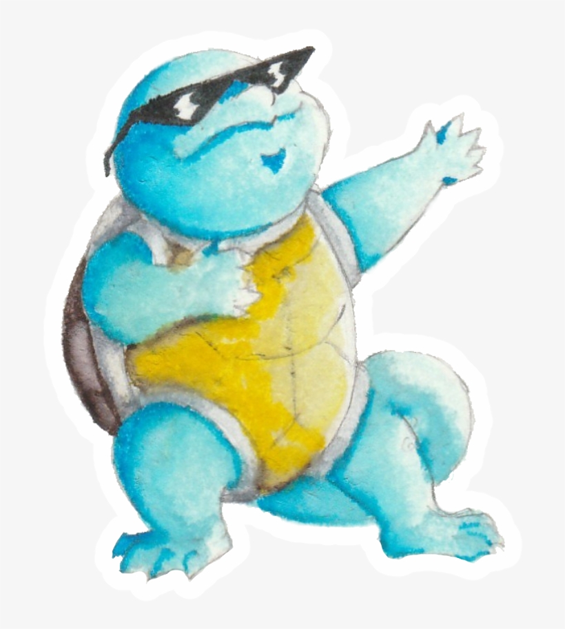 Kanto Starter Sticker Pack - Reptile, transparent png