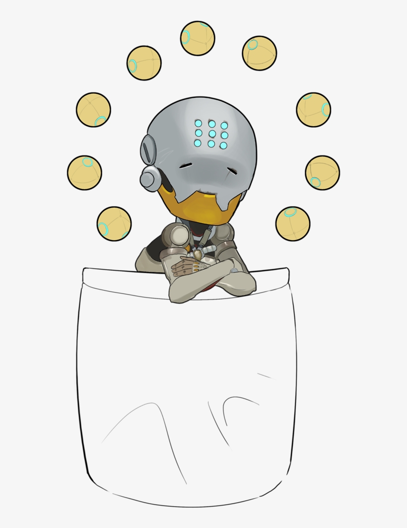 Cute Zenyatta Human Zenyatta I Want Like 20 Plz Im2gay4dis - Cartoon, transparent png