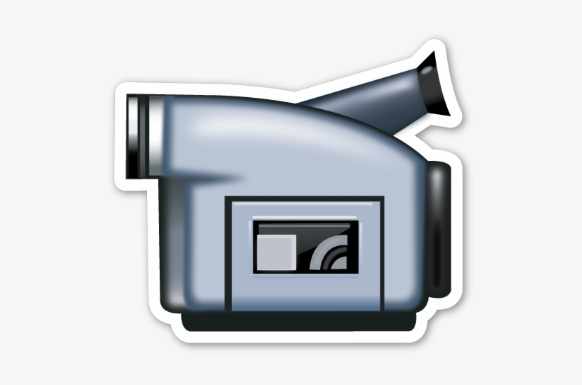 **this Sticker Is The Large 2 Inch Version That Sells - Video Camera Emoji, transparent png