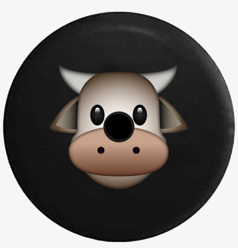 Jeep Wrangler Jl Backup Camera Day Text Emoji Cow Farm - Cartoon, transparent png