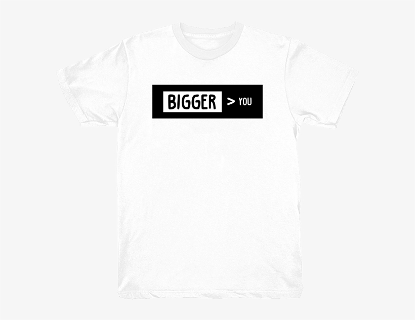 Bigger Than You Box T-shirt [white] - Bigger > You, transparent png