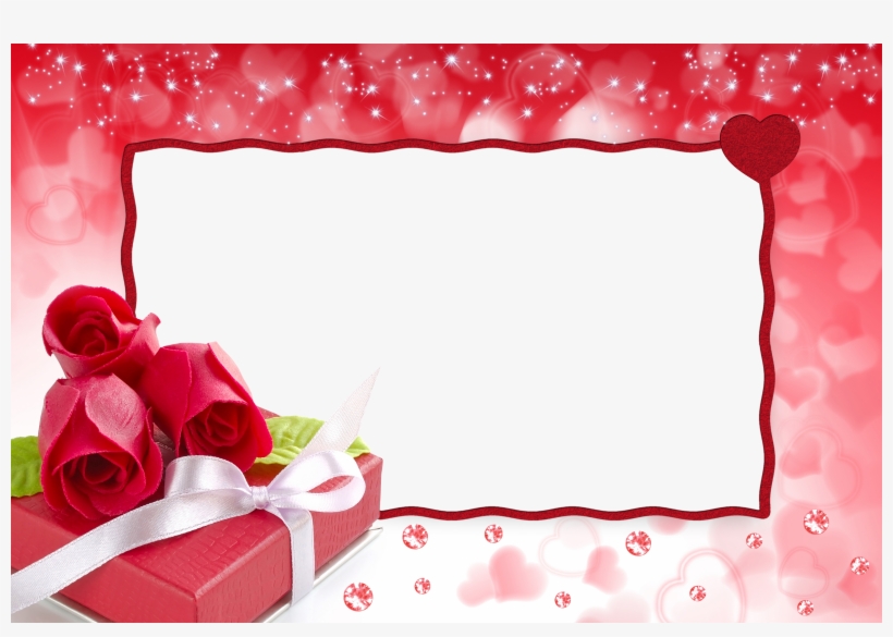 Red Roses With Hearts, transparent png