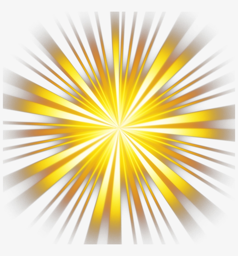 Lightning Yellow Ray - Light Rays Png, transparent png