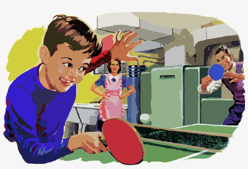 Table Tennis The Basic Rules You Need To Know Before - Família Retro, transparent png