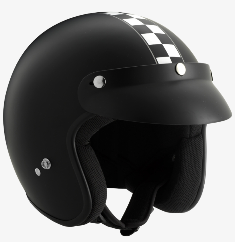Rocc Classic Helmet Race Flag Matt Black S - Rocc Classic Race Flag Jet Helmet - Black - L, transparent png