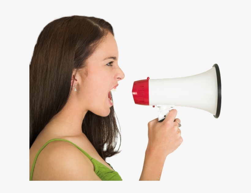Megaphone - Women Talk, transparent png