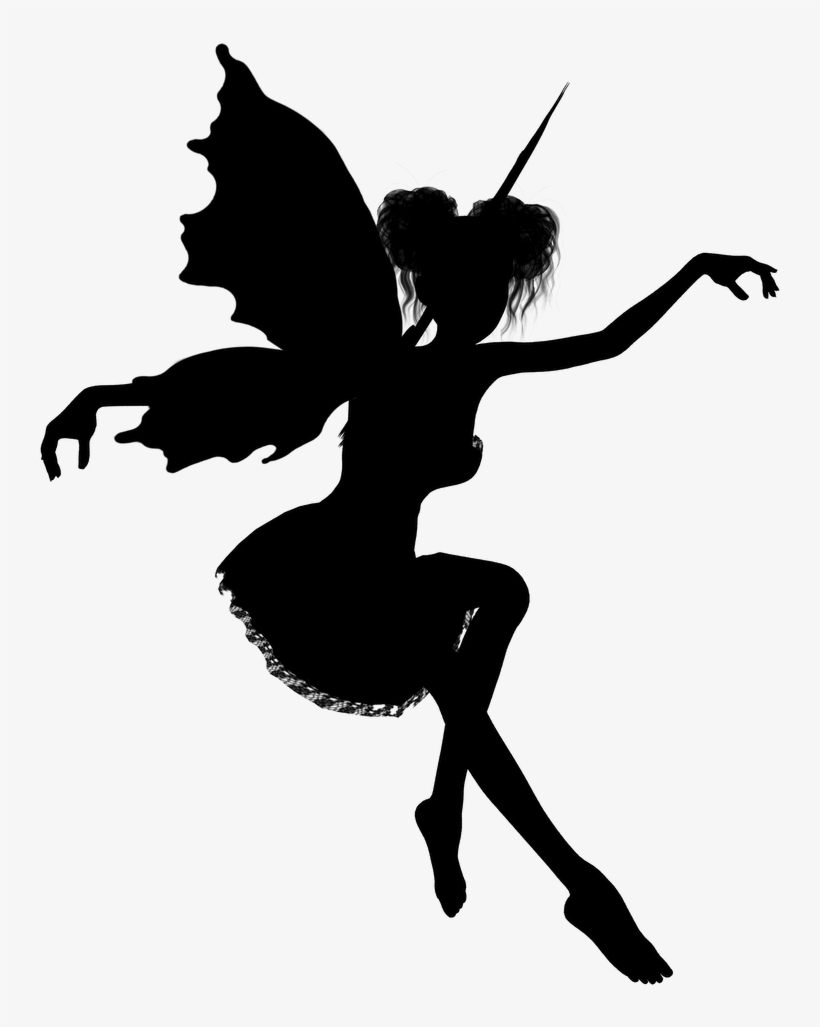 Siluetas De Hadas - Magical Fairies Wall Sticker, transparent png