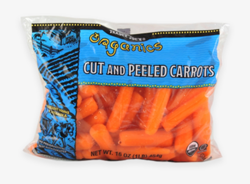 36679 Cut Peeled Carrots - Trader Joe's Organic Cut And Peeled Carrots, transparent png