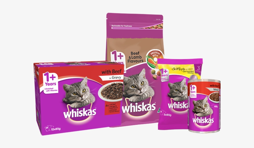 Balanced Nutrition For Every Life Stage - Wet & Canned Food Whiskas Pouch 7+, transparent png