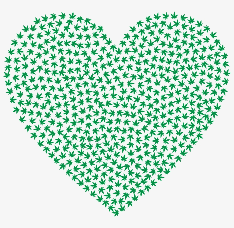Marijuana And Sexual Dysfunction Could Your Marijuana - Heart Made Of Marijuana, transparent png