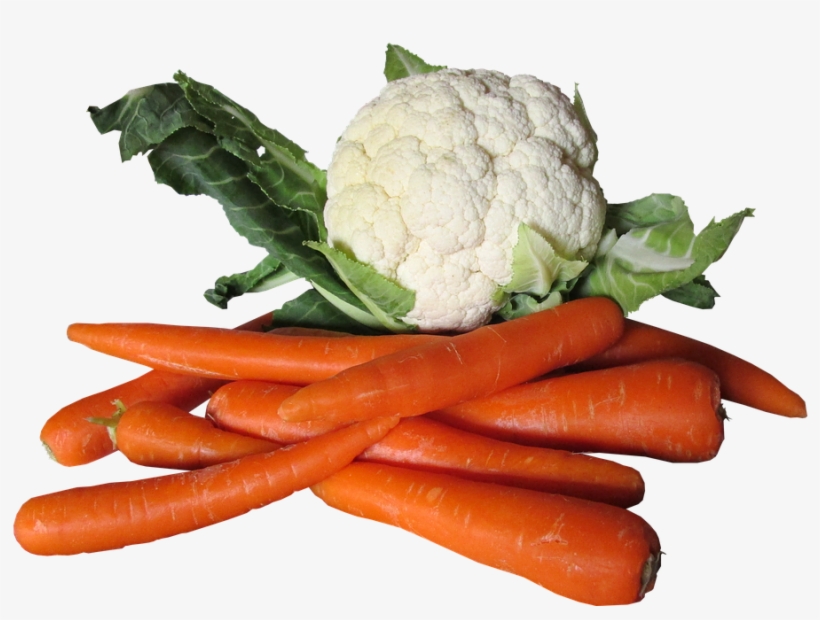 Vegetables, Cauliflower, Carrots - Vegetable Baby Png, transparent png