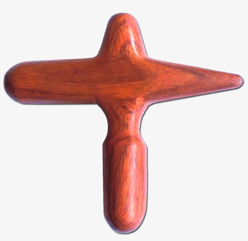 Massagetool Kreuz (1 St.), transparent png