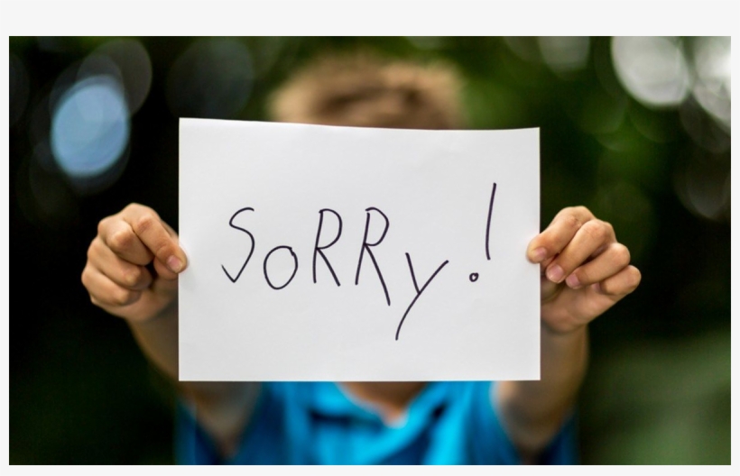 Olive Wood Cross Large - Apologize Boy Say Sorry, transparent png