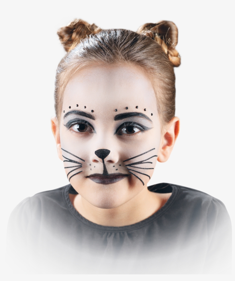 Cat Whiskers Make-up Set, , Large - Cat, transparent png