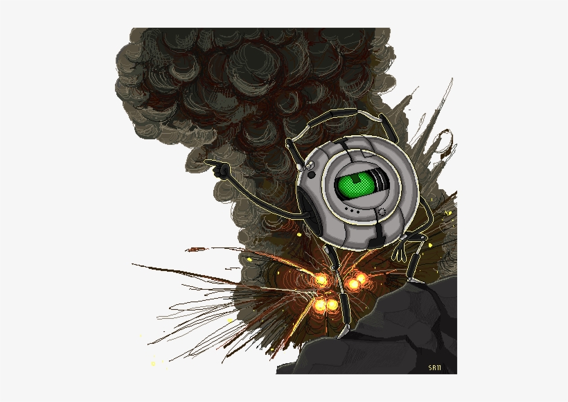 Author Comments - Portal 2 Rick Core, transparent png