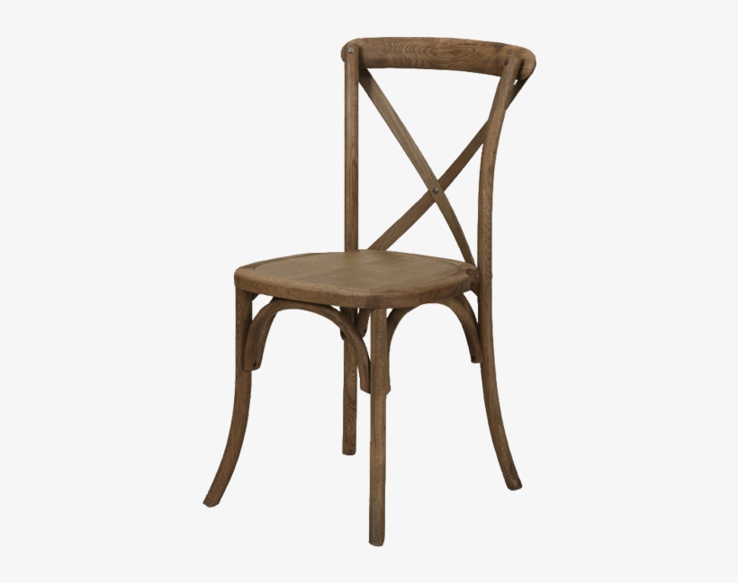 Home / Rentals / Chairs & Furniture / Event Seating - Rustic Cross Back Chair, transparent png
