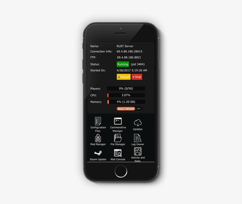Iphone Hosting Panel - Steam, transparent png