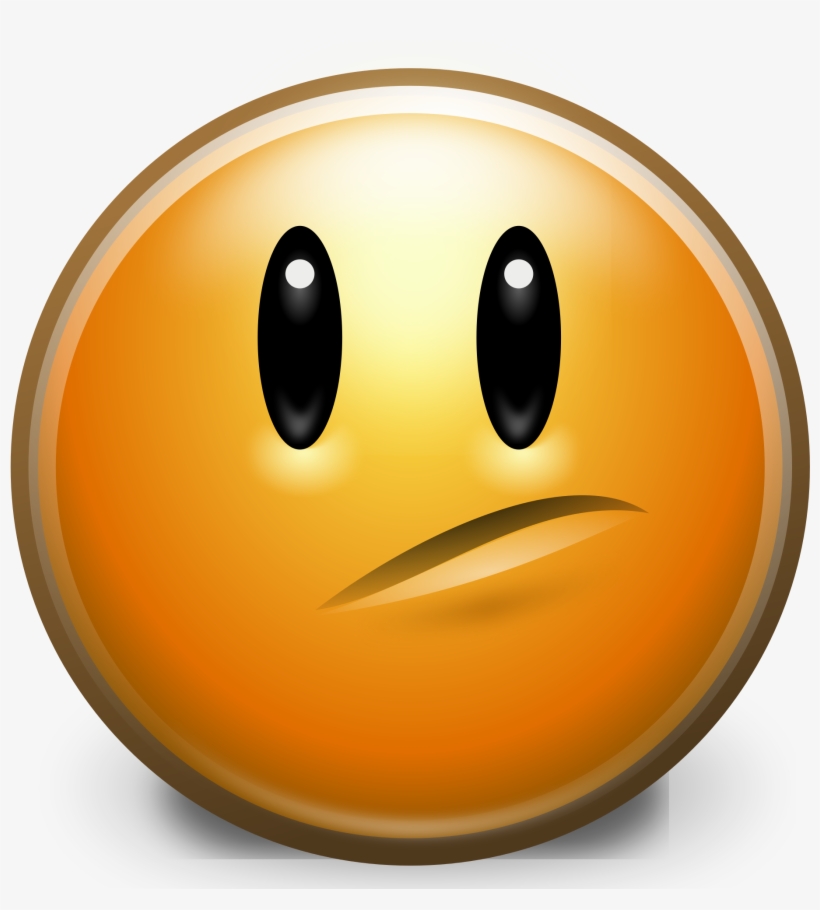 Confused Emoji, transparent png
