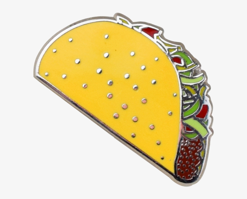 Taco Emoji Pin - Emoji, transparent png