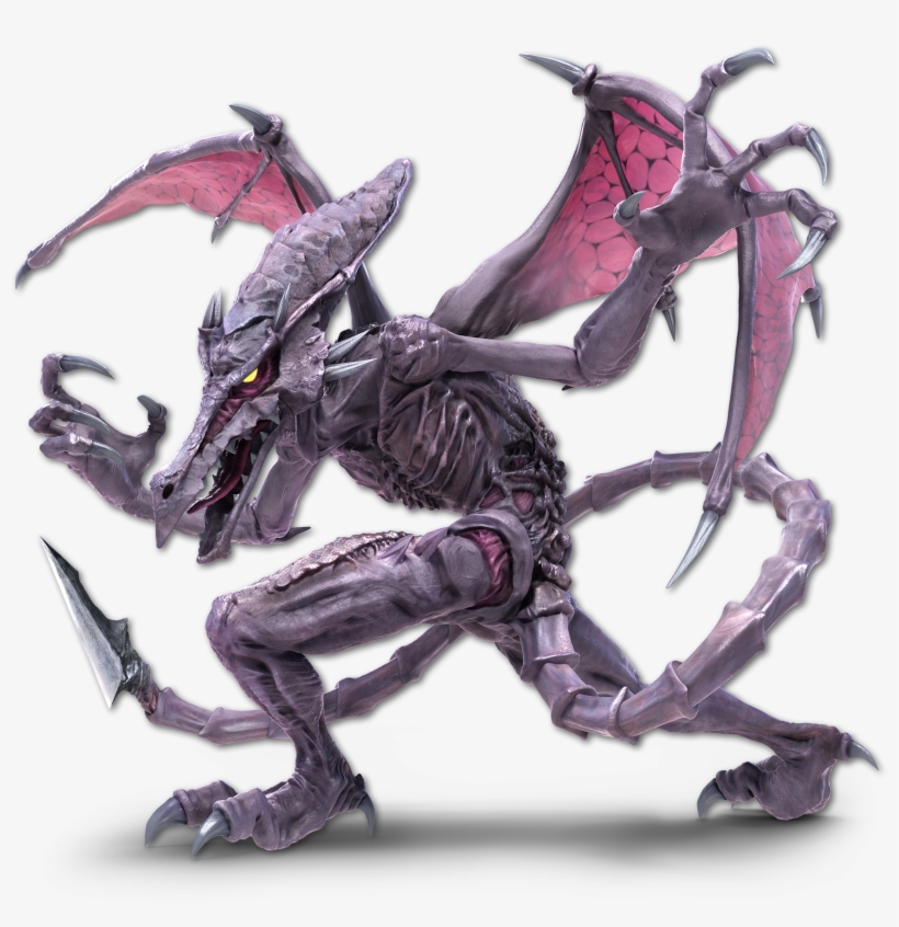 Ridley In Super Smash Bros - Super Smash Bros Ultimate Ridley Render, transparent png