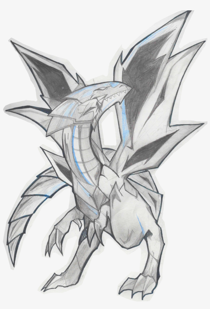 Blue Eyes White Dragon - Dragon, transparent png