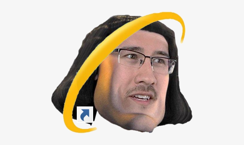 Eyewear Yellow Glasses Vision Care Goggles Facial Hair - E Markiplier, transparent png