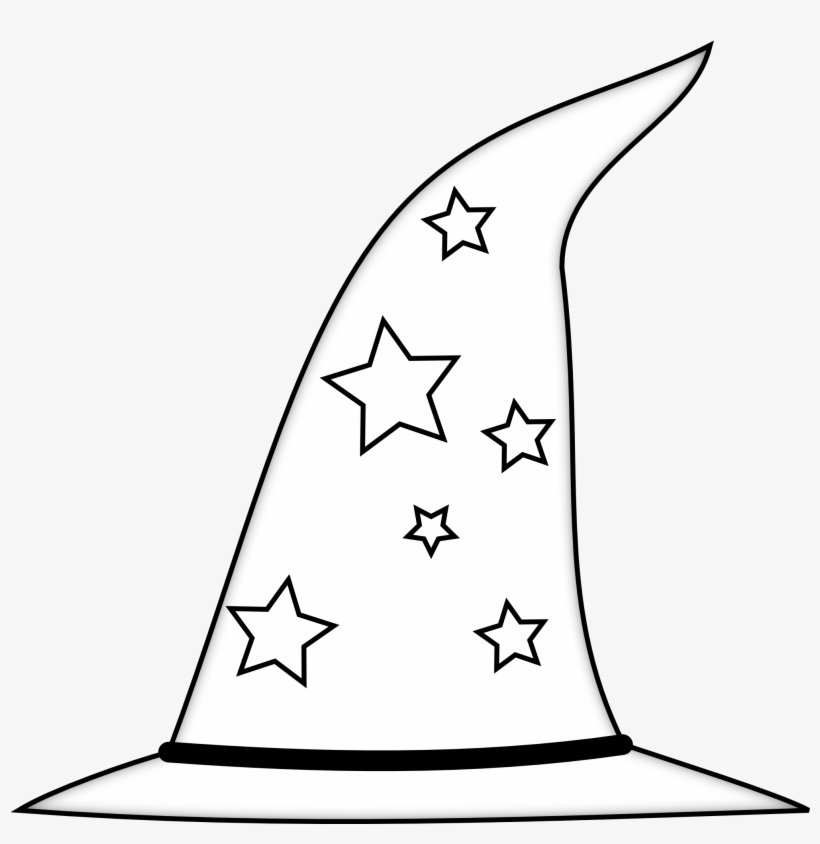 Jpg Transparent Stock Black White Panda Free Images - Wizard Hat Black Background, transparent png