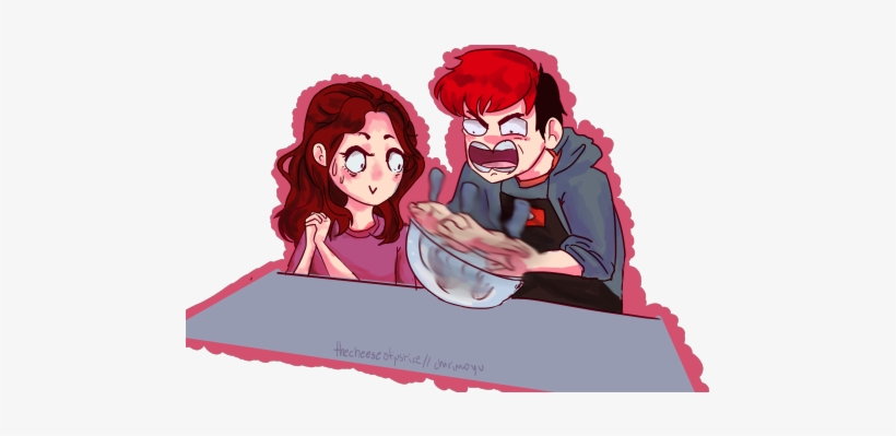 Leaving This Fast Doodle Without Context For @rosannapansino - Rosanna Pansino X Markiplier, transparent png