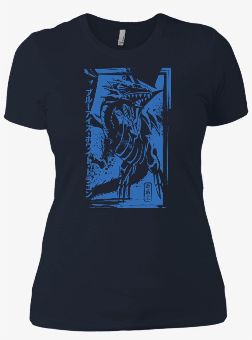 Blue Eyes White Dragon - Shirt, transparent png